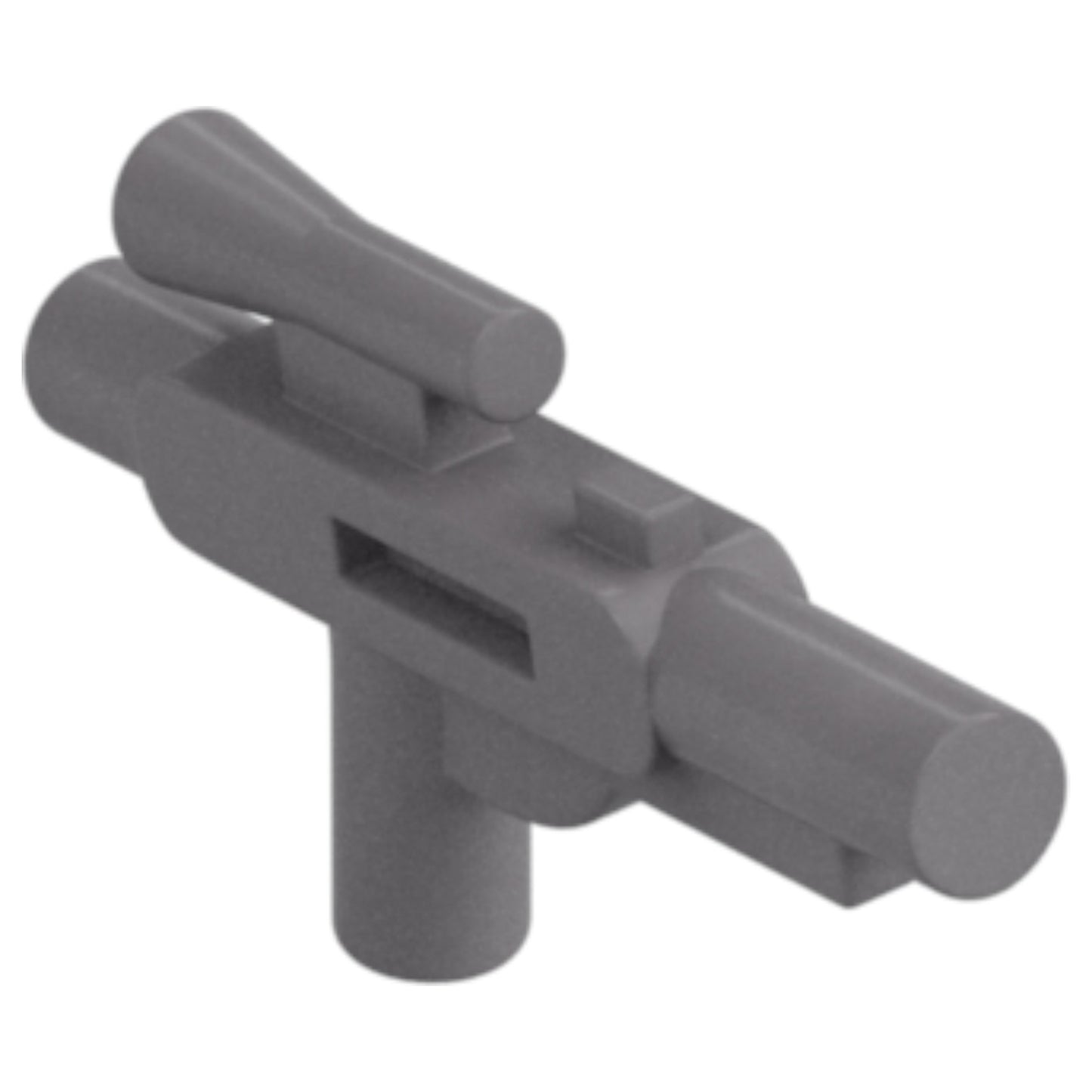 LEGO® Zubehör Schusswaffe Gun Blaster Kurz 10 Stk. - Flat Silber - 58247