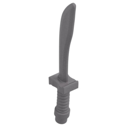 LEGO® Zubehör Waffe Schwert Krummsäbel 10 Stk. - Silber Metallic - 25111