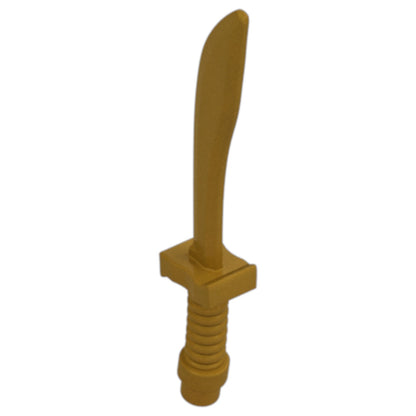 LEGO® Zubehör Waffe Schwert Krummsäbel 10 Stk. - Pearl Gold - 25111