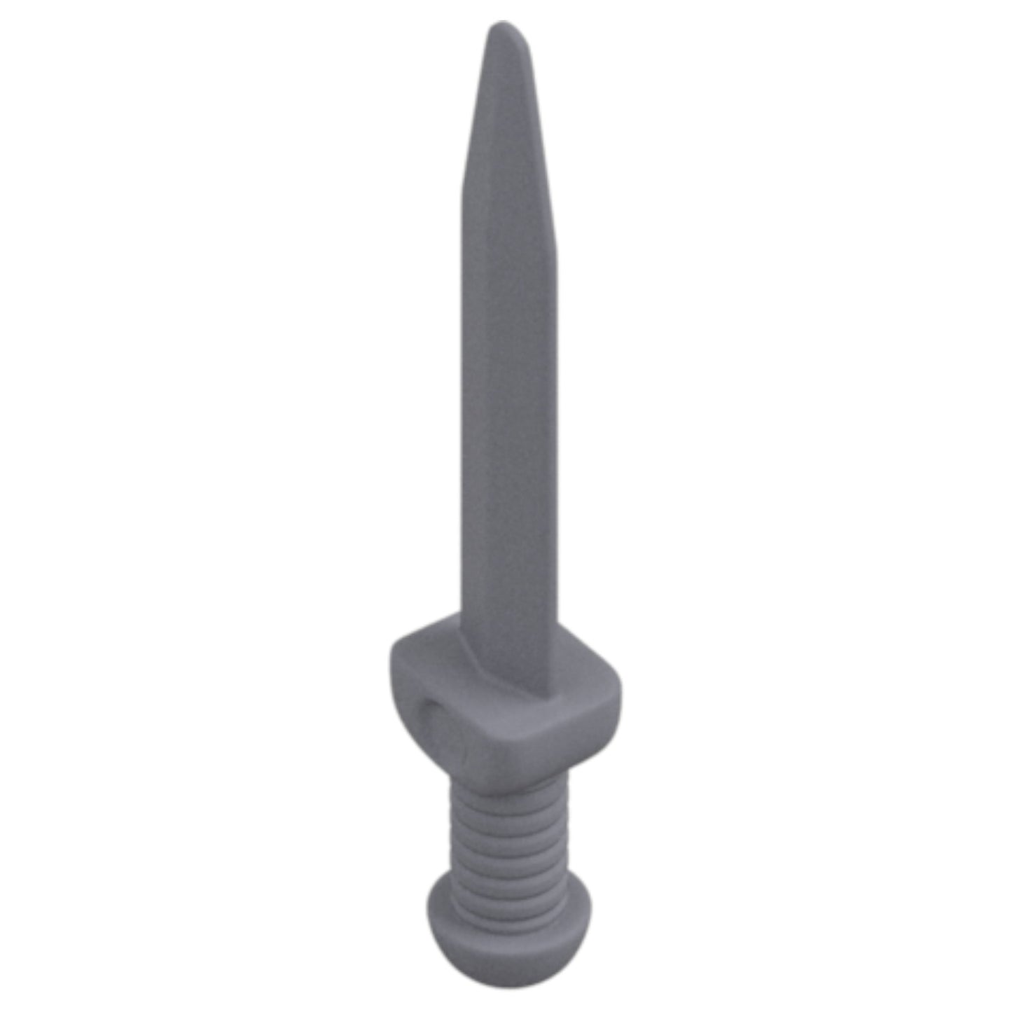 LEGO® Zubehör Waffe Dolch 10 Stk. - Silber Metallic - 18034