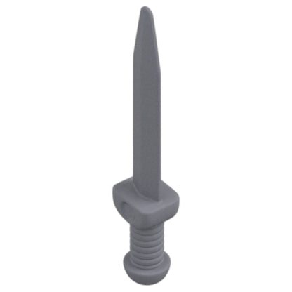 LEGO® Zubehör Waffe Dolch 10 Stk. - Silber Metallic - 18034