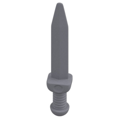 LEGO® Zubehör Waffe Dolch 10 Stk. - Silber Metallic - 18034