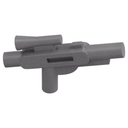 LEGO® Zubehör Schusswaffe Gun Blaster Kurz 10 Stk. - Flat Silber - 58247