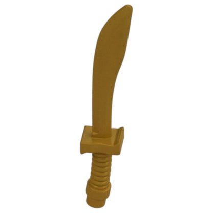 LEGO® Zubehör Waffe Schwert Krummsäbel 10 Stk. - Pearl Gold - 25111
