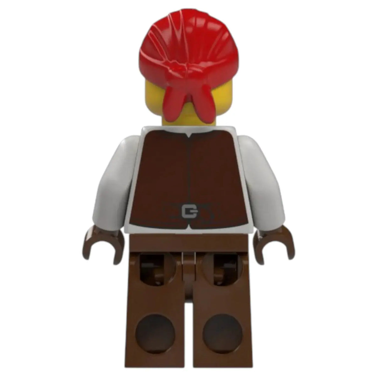 LEGO Piraten Minifigur Eigenkreation Käpt’n Finn Rotmütze