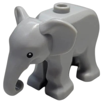 LEGO Zubehör Tiere Elefantenbaby - Hellgrau