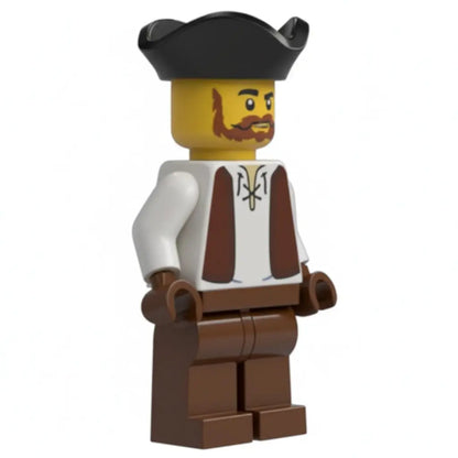 LEGO Piraten Minifigur Eigenkreation Bram Schwarzbart