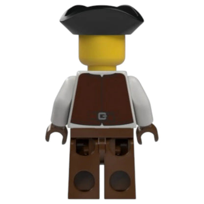 LEGO Piraten Minifigur Eigenkreation Bram Schwarzbart