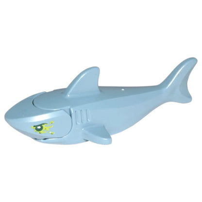 LEGO Zubehör Tiere Haifisch mit Limetten Geischt - Sandblau Spiele Pirat