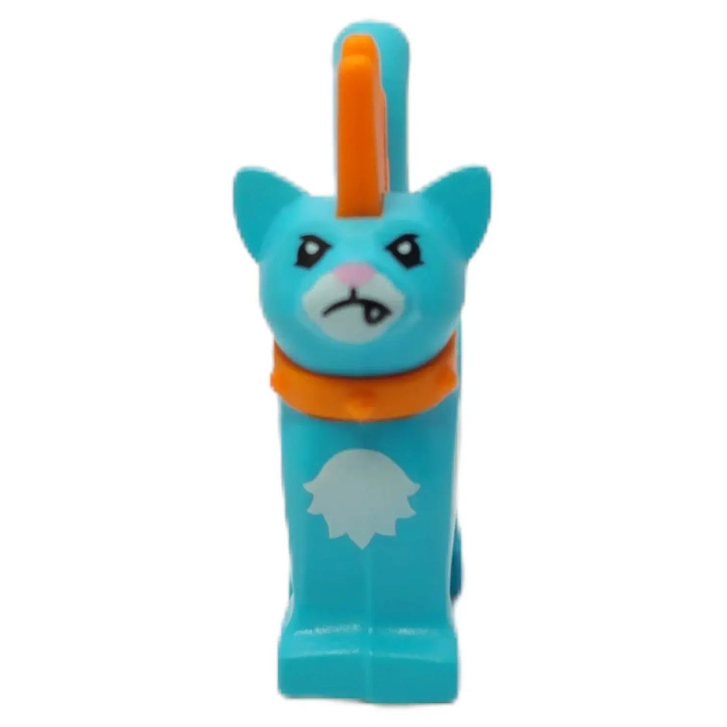 LEGO Zubehör Tiere Katze mit Irokesenschnitt - Azur Blau Spiele Pirat