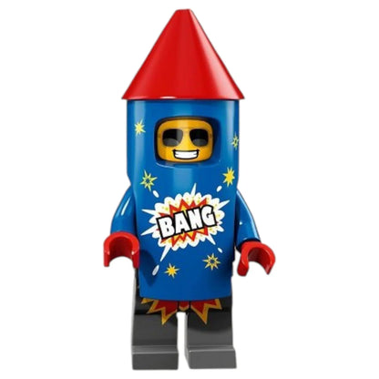 LEGO Minifigur Serie 18  Feuerwerk Typ - col316 Spiele Pirat