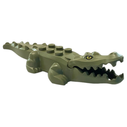 LEGO Zubehör Tiere Alligator Krokodil Oliven Grün