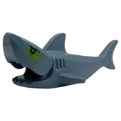 LEGO Zubehör Tiere Haifisch mit Limetten Geischt - Sandblau Spiele Pirat