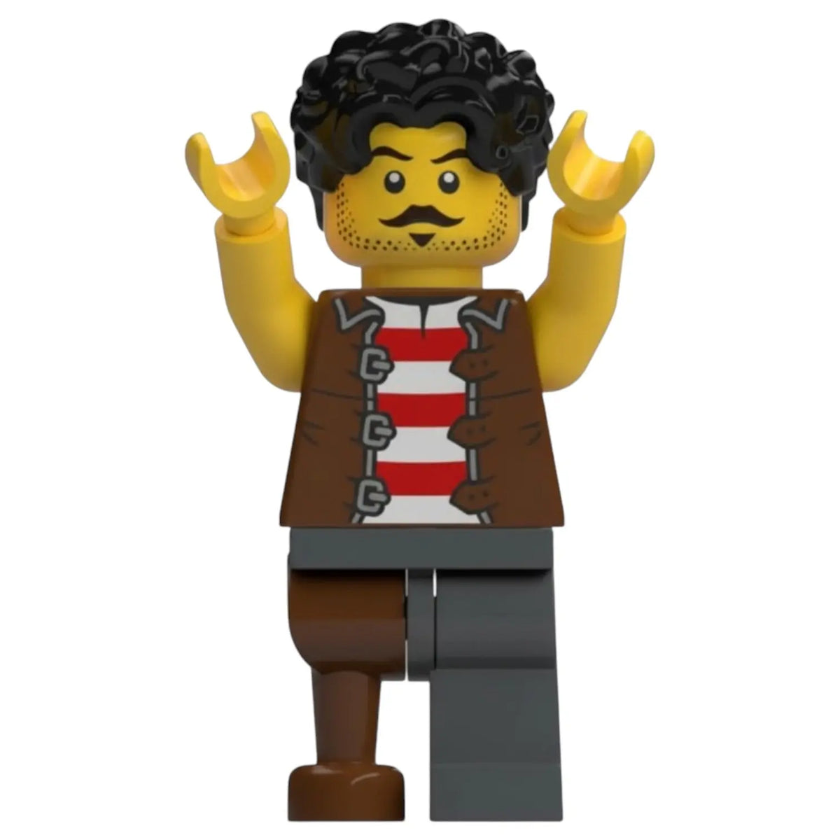 LEGO Piraten Minifigur Eigenkreation Seeräuber Mateo Eisenbein
