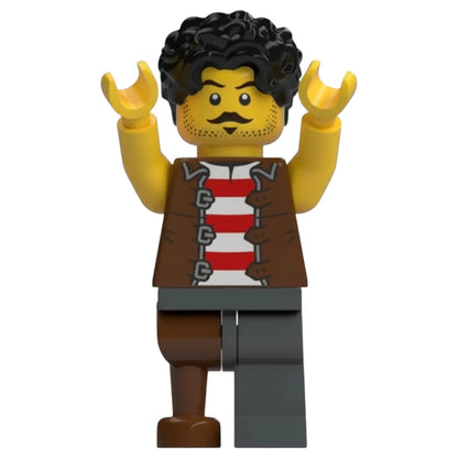 LEGO Piraten Minifigur Eigenkreation Seeräuber Mateo Eisenbein