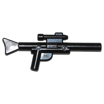 LEGO® Zubehör Schusswaffe Gun Blaster Lang 5 Stk. - Schwarz - 57899