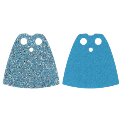 LEGO Zubehör Umhang Cape 4.0cm - Dunkel Azure Bling Bling Spiele Pirat
