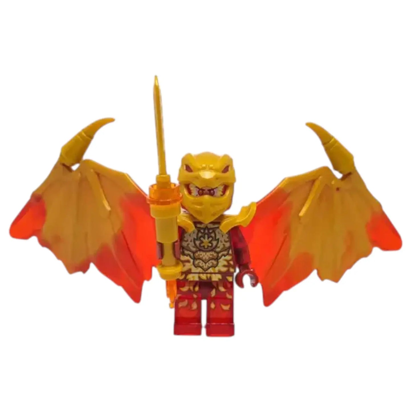 LEGO Ninjago Minifigur Kai Golden Drachenform mit Waffe - njo0757 Spiele Pirat