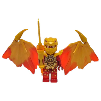 LEGO Ninjago Minifigur Kai Golden Drachenform mit Waffe - njo0757 Spiele Pirat