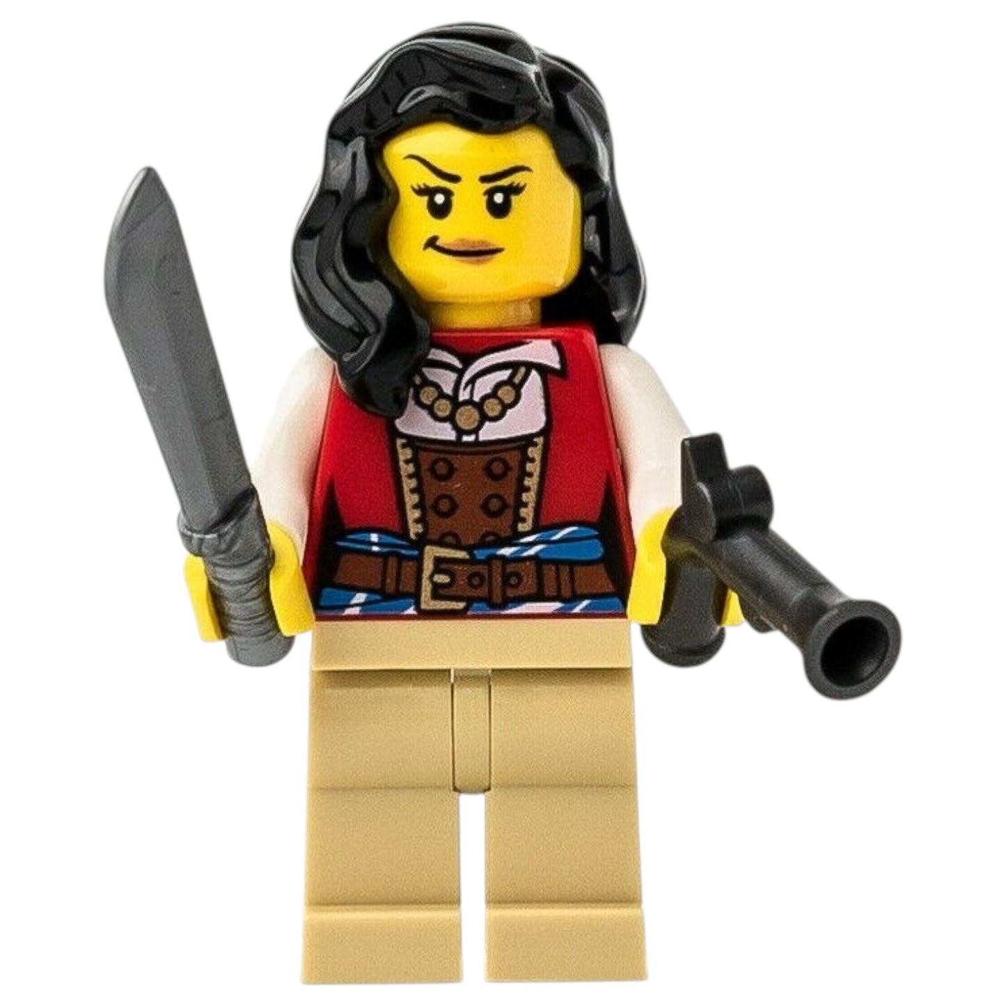 LEGO® Piraten Minifigur Lady Anchor - idea067