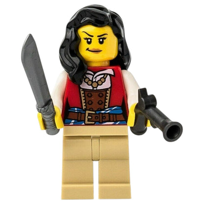 LEGO® Piraten Minifigur Lady Anchor - idea067