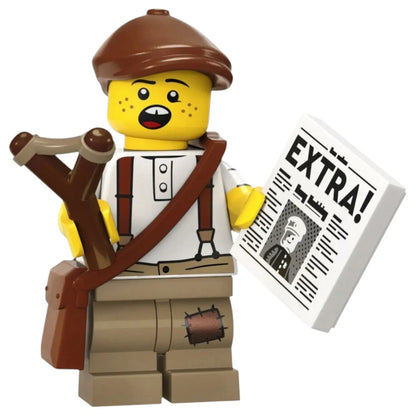 LEGO Minifigur Serie 24  Zeitungsjunge - col423 Spiele Pirat