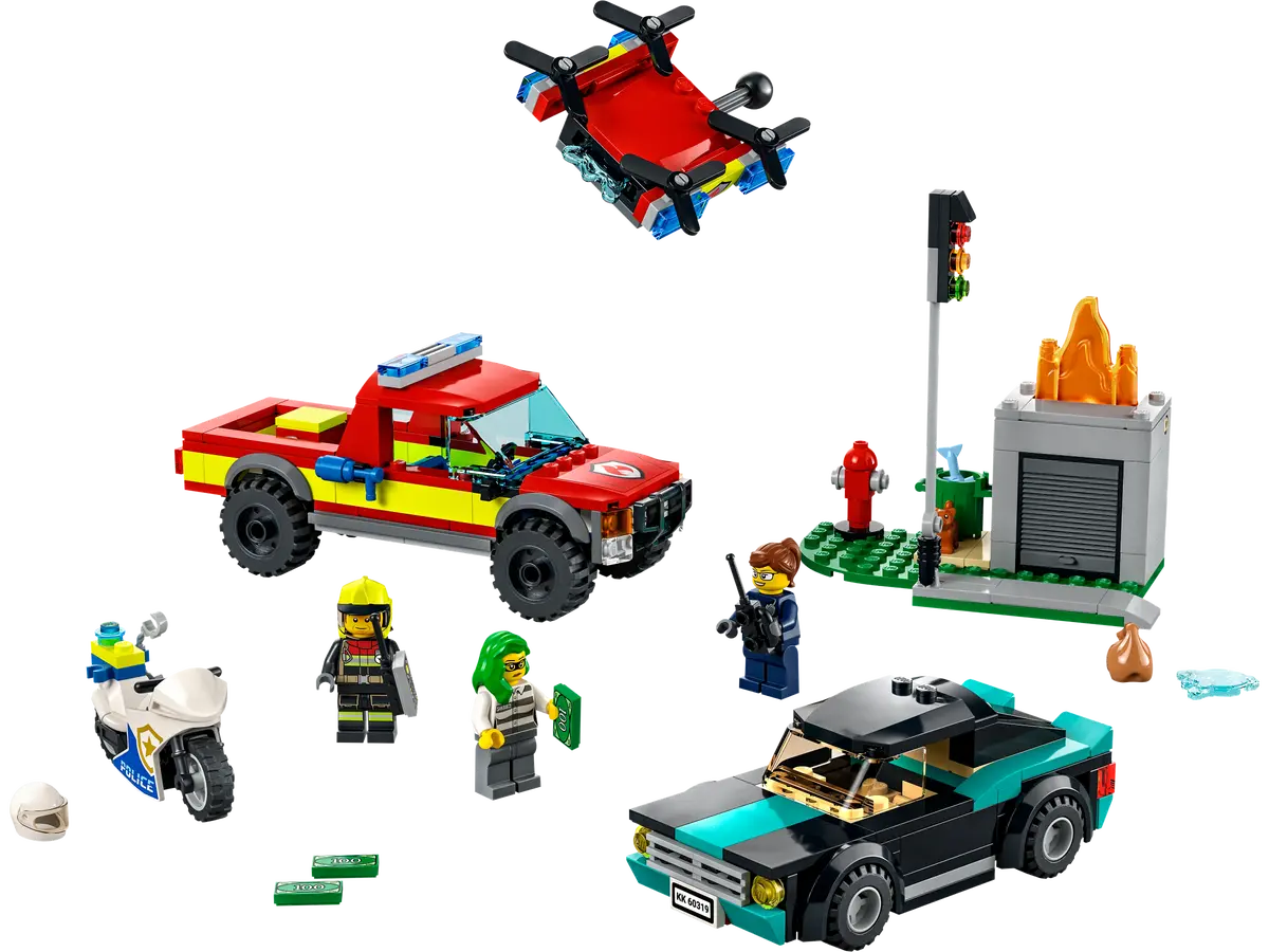 LEGO® City Löscheinsatz und Verfolgungsjagd - 60319