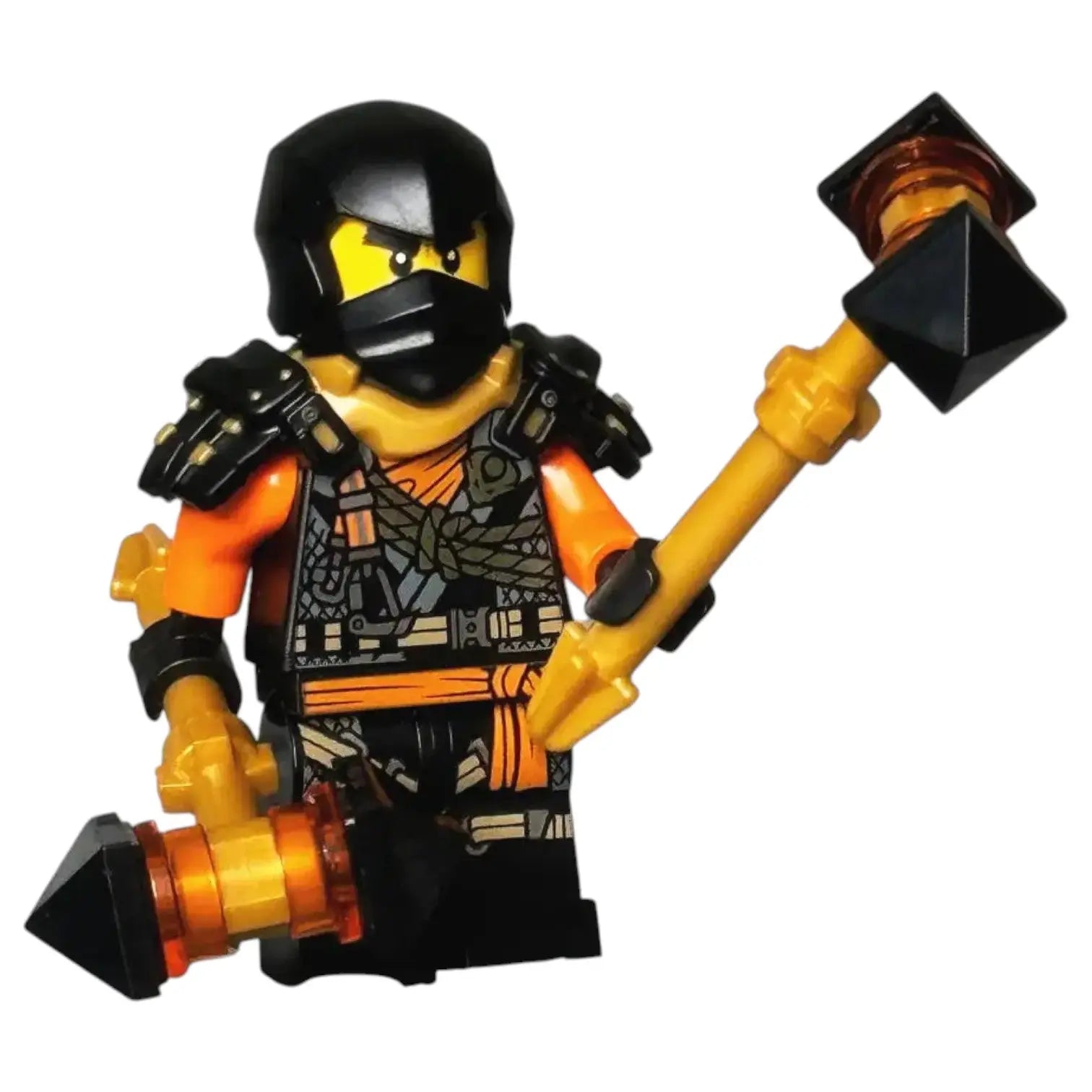 LEGO Ninjago Minifigur Cole mit Waffe - njo0888 Spiele Pirat