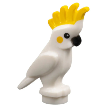 LEGO Zubehör Tiere Vogel Kakadu Weiss mit gelber Haube Spiele Pirat