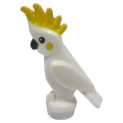 LEGO Zubehör Tiere Vogel Kakadu Weiss mit gelber Haube Spiele Pirat