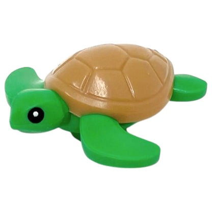 LEGO Zubehör Tiere Schildkrötenbaby - Grün Braun Spiele Pirat