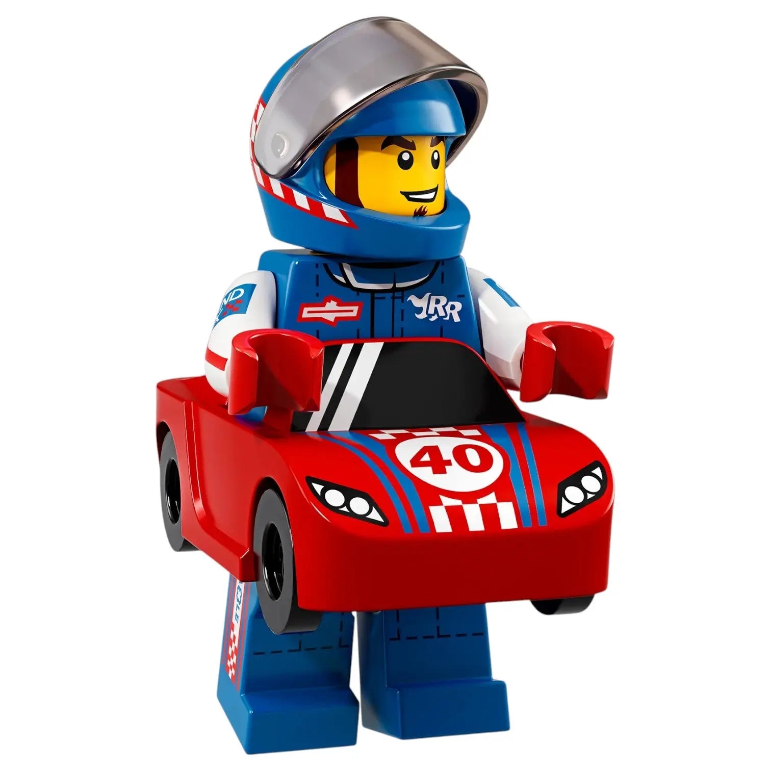 LEGO Minifigur Serie 18  Rennsport-Fan - col324 Spiele Pirat
