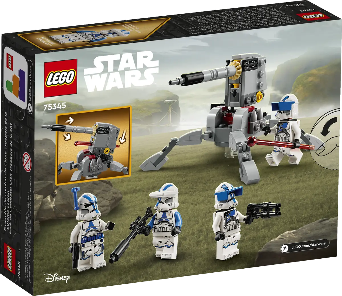 LEGO® Star Wars 501st Clone Troopers™ Battle Pack - 75345