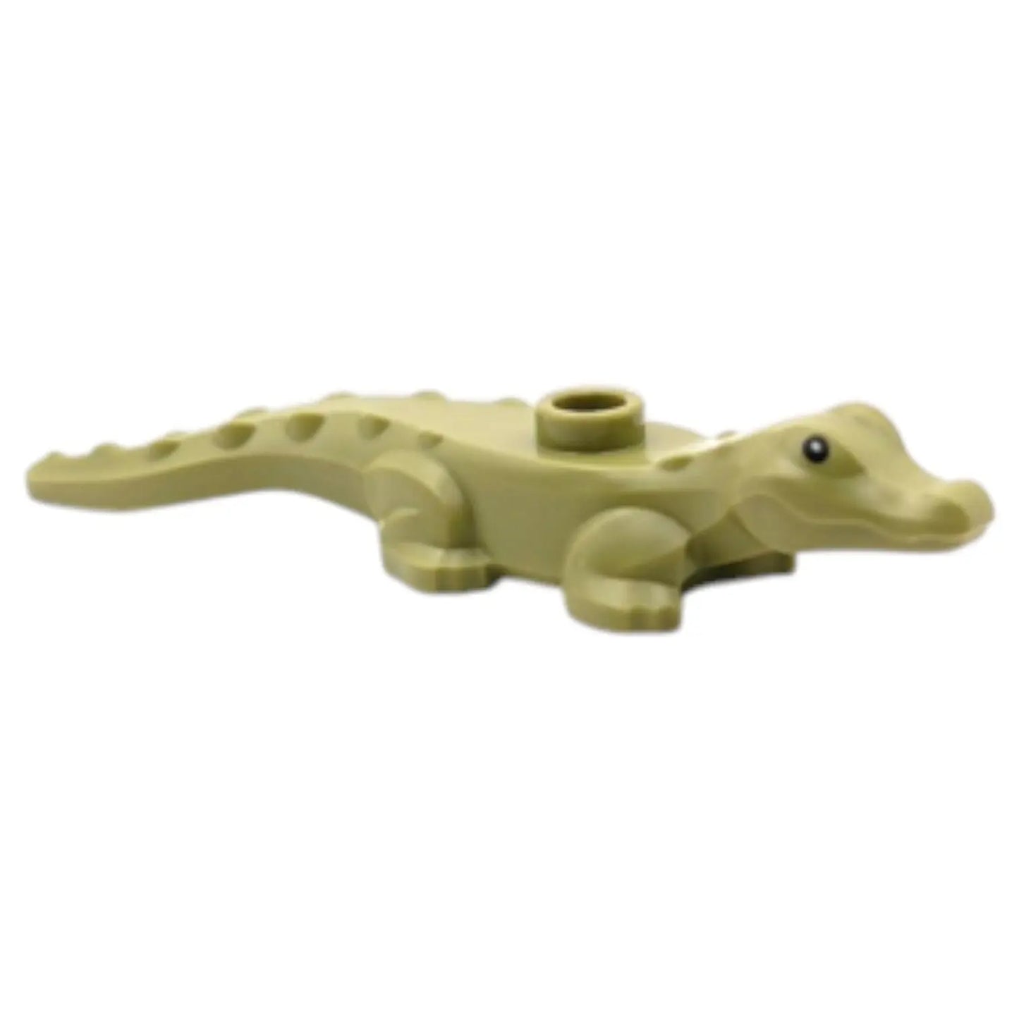 LEGO Zubehör Tiere Baby Alligator Krokodil Oliven Grün