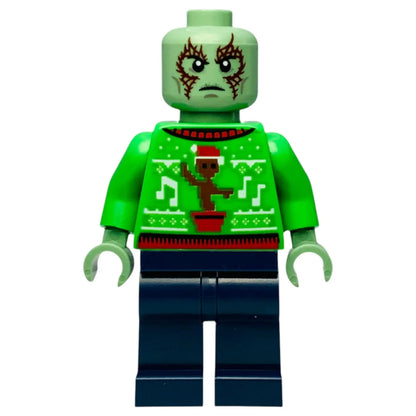 LEGO Super Heroes Minifigur Drax im Holiday Sweater - sh0837