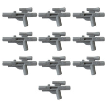LEGO® Zubehör Schusswaffe Gun Blaster Kurz 10 Stk. - Flat Silber - 58247
