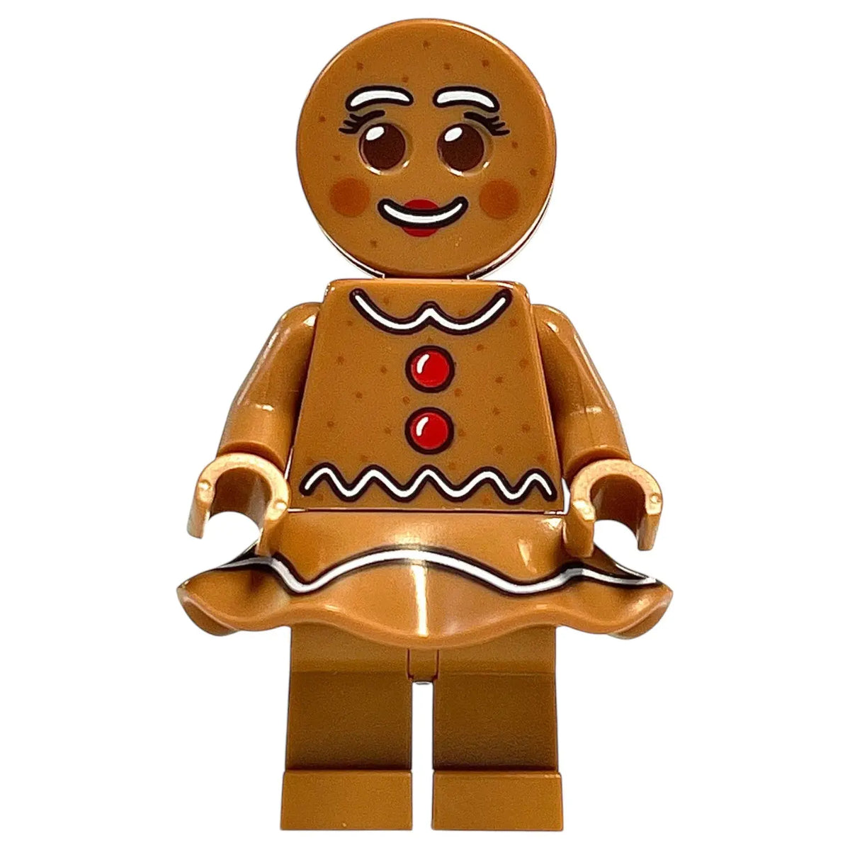 LEGO Minifigur Serie Weihnachten Lebkuchenfrau - hol168