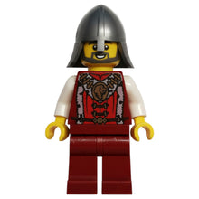 LEGO® Castle Minifigur Eigenkreation Krieger Sir Alaric Rotmantel