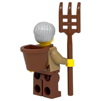 LEGO Castle Minifigur Bauer Männlich - bdp015