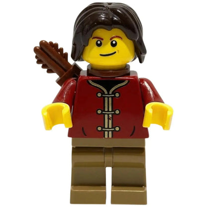 LEGO Castle Minifigur Bogenschütze Männlich - bdp013