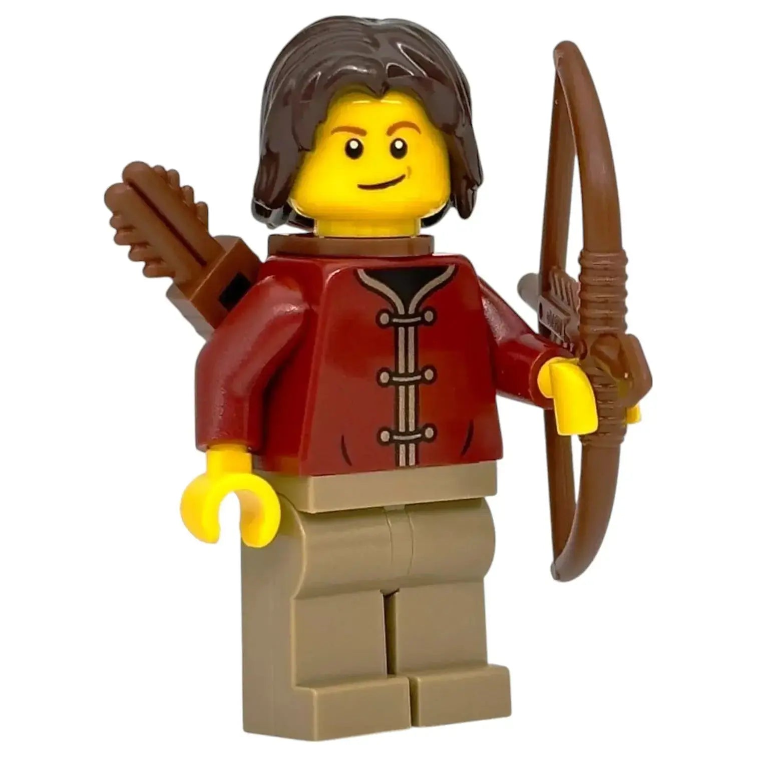 LEGO Castle Minifigur Bogenschütze Männlich - bdp013