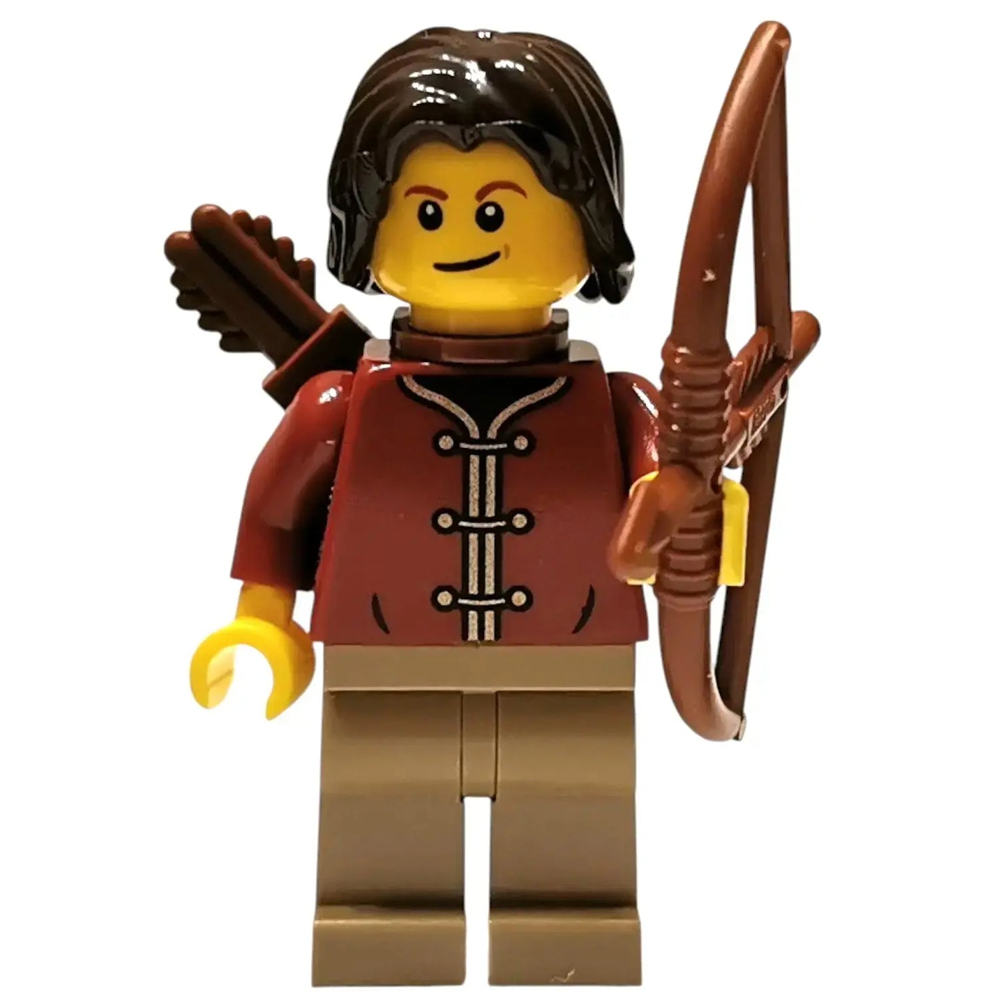 LEGO Castle Minifigur Bogenschütze Männlich - bdp013