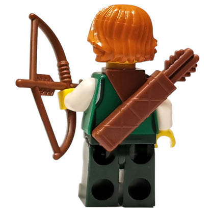 LEGO Castle Minifigur Bogenschütze Weiblich - adp014