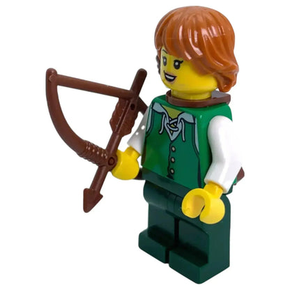 LEGO Castle Minifigur Bogenschütze Weiblich - bdp014