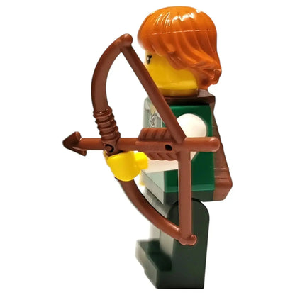 LEGO Castle Minifigur Bogenschütze Weiblich - bdp014