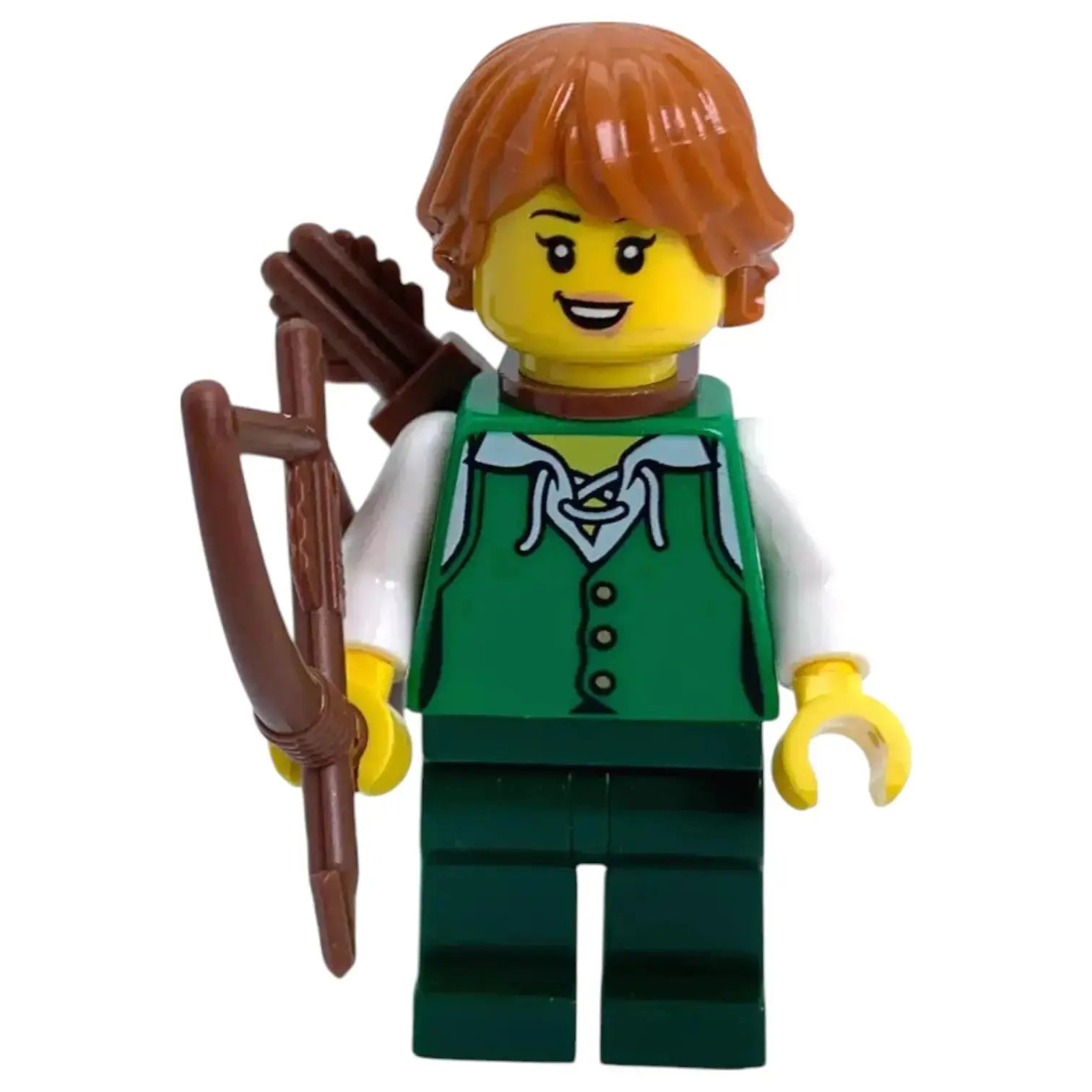 LEGO Castle Minifigur Bogenschütze Weiblich - bdp014