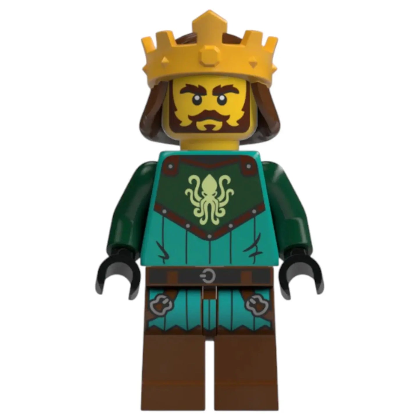 LEGO Castle Minifigur Eigenkreation Kraken König Spiele Pirat