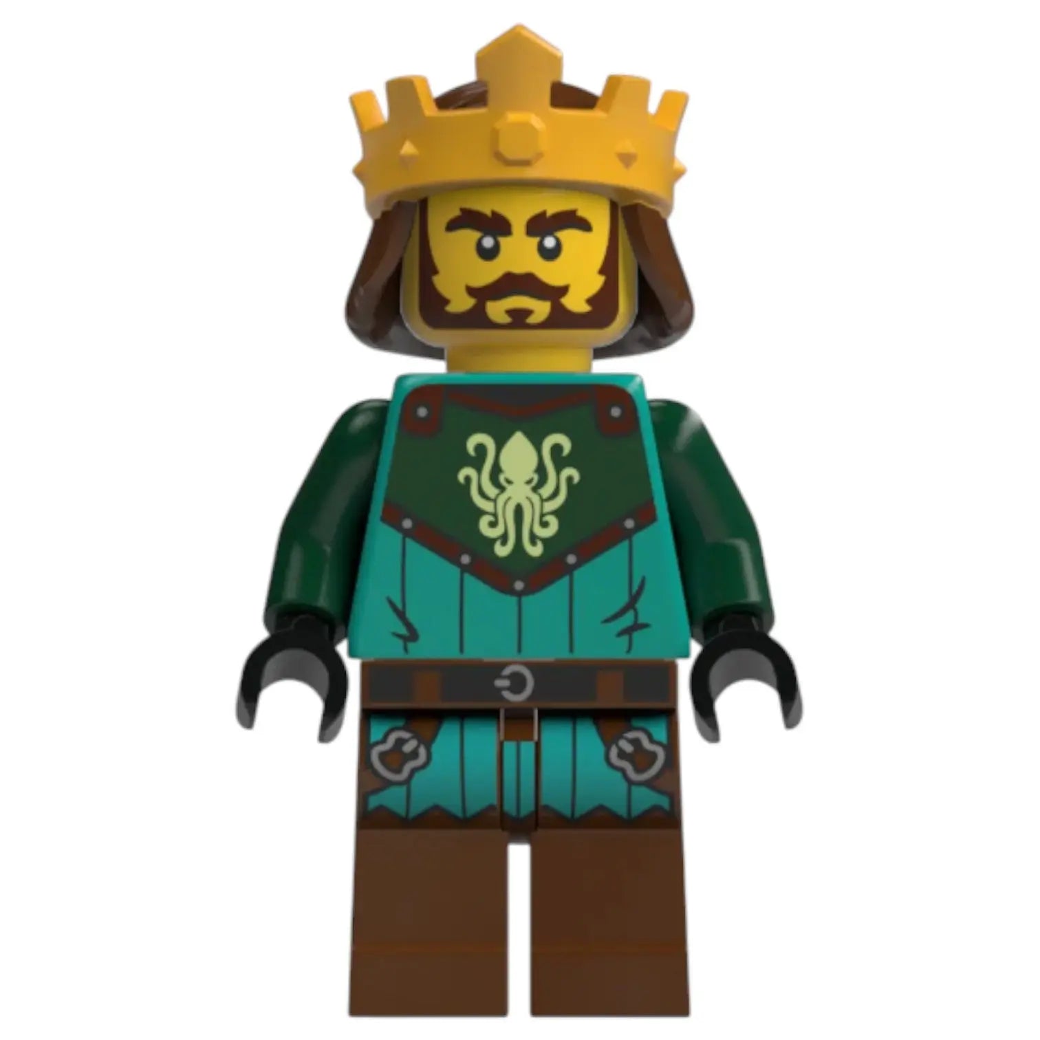 LEGO Castle Minifigur Eigenkreation Kraken König Spiele Pirat