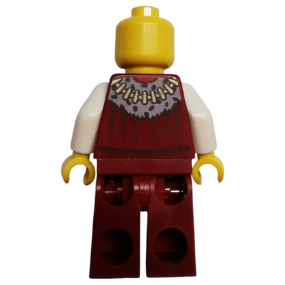 LEGO Castle Minifigur Eigenkreation Krieger Sir Alaric Rotmantel