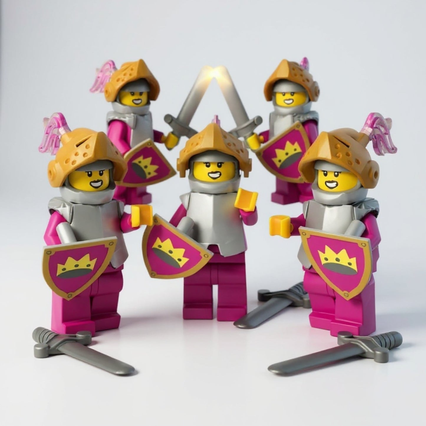 LEGO Castle Minifigur Eigenkreation Magenta Prinzessin Aurelia von Magentis